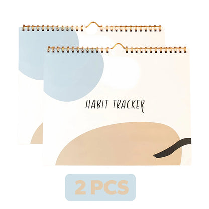 Habit Tracker Calendar Motivational Habit Tracking Journal Inspirational Goal Planner with Weekly Undated 12 Month Journal